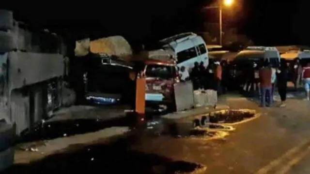Producto del accidente, 48 personas también quedaron heridas, de las cuales 8 serán llevadas a Lima.