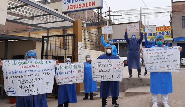Médicos de la Diris Lima Norte reclaman mejores condiciones laborales | Créditos: difusión