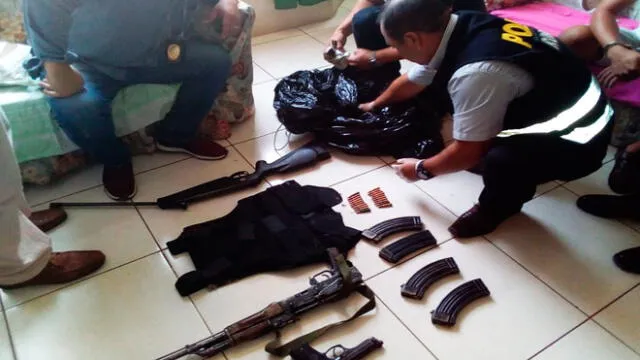 Chiclayo: sujeto tenía colección de armas de guerra en su vivienda