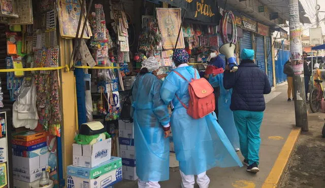 Vacunación en mercados de Lambayeque