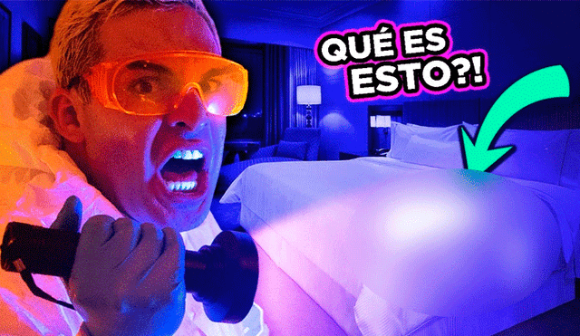 YouTube viral: ingresa con una linterna UV a hoteles de Lima y lo que descubre espanta [VIDEO]