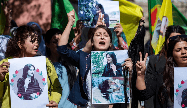 Las protestas por la muerte de la joven provocó una gran cantidad de arrestos. Foto: AFP