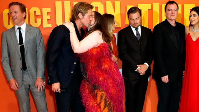 Lena Dunham, la actriz que le robó un beso a Brad Pitt durante un avant premier 