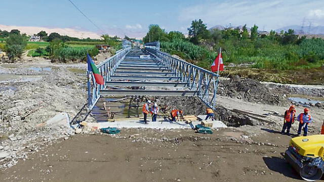Moquegua: pondrán operativo el puente Bayle en Montalvo