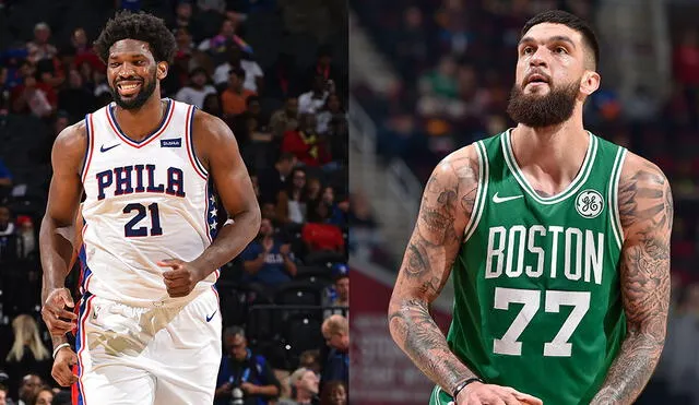 Boston y Phiadelphia se encuentran en la primera jornada de la NBA. (Créditos: AFP)