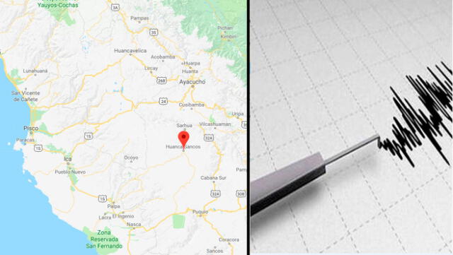 Ayacucho: sismo de 4.8 grados tuvo como epicentro a Huanca Sancos
