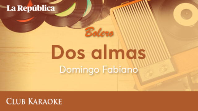 Dos almas, canción de Domingo Fabiano 