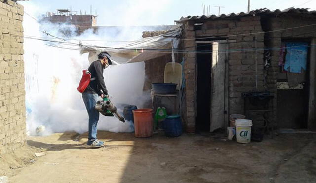 Trujillo: fumigan 600 viviendas en centro poblado El Milagro