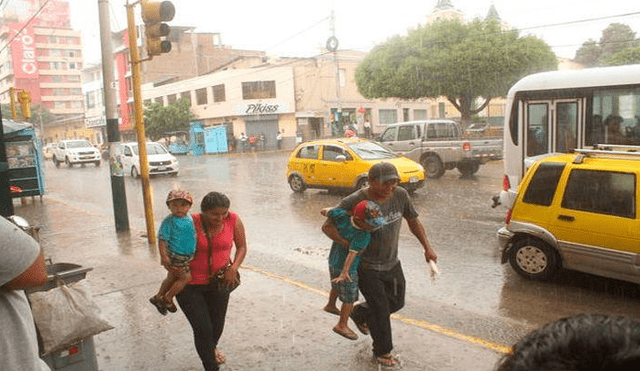 Senamhi: sierra norte y centro soportarán lluvias fuertes