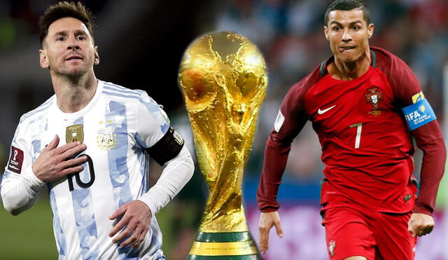 Lionel Messi y Cristiano Ronaldo tienen como gran deuda pendiente ganar el Mundial. Foto: composición/EFE