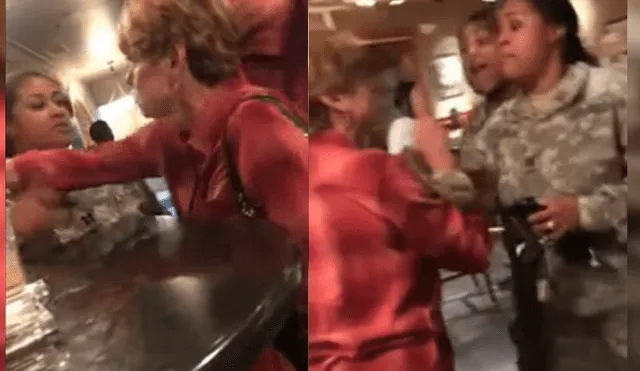 YouTube Viral: anciana insultó y atacó a militar embarazada por ser afroamericana [VIDEO]