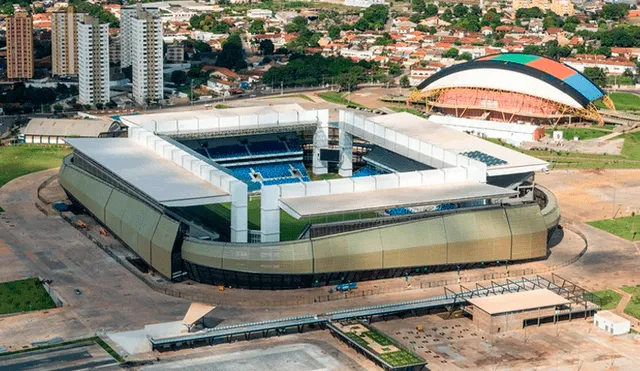 El Estadio Arena Pantanal, ubicado en Mato Grosso, se encuentra en pésimas condiciones.