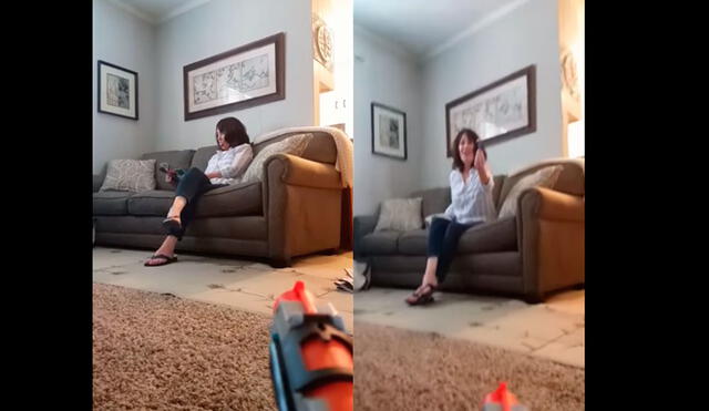 En YouTube, niño 'dispara' a su madre y causa sorpresa por su excelente puntería [VIDEO]