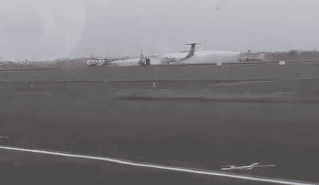 Avión aterrizó de emergencia en el aeropuerto Jorge Chávez [VIDEO]