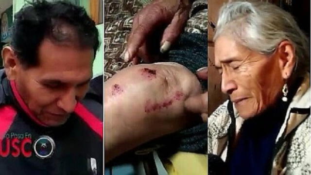 Cusco: hombre golpeó y arrastró por la calle a su madre de 78 años [VIDEO]