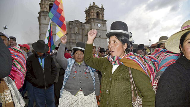 En Puno marchan hoy en respaldo a Walter Aduviri