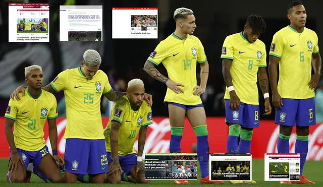 Brasil empató 1-1 y cayó en los penales. Rodrygo y Marquinhos fallaron sus tiros. Foto: composición/EFE