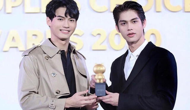 Todo sobre la premiación a Bright y Win en los Line Thai People's Choice Awards 2020. Créditos: GMMTV