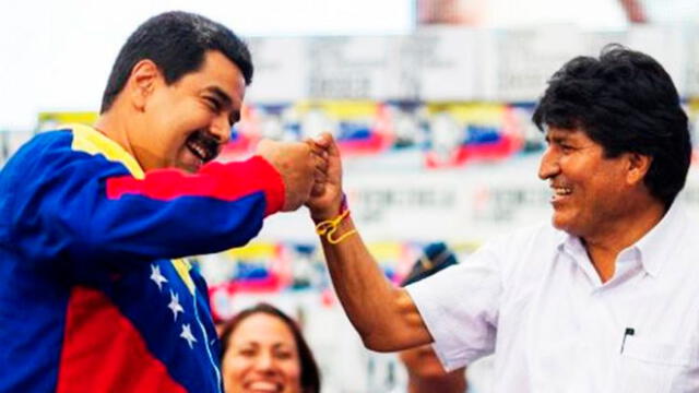Nicolás Maduro aseguró que Evo Morales volverá fortalecido a Bolivia. Foto: Difusión