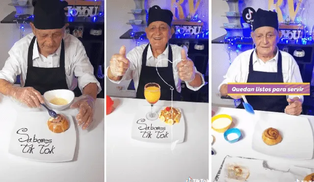 Desliza las imágenes para ver más detalles de este abuelito que es viral en TikTok.