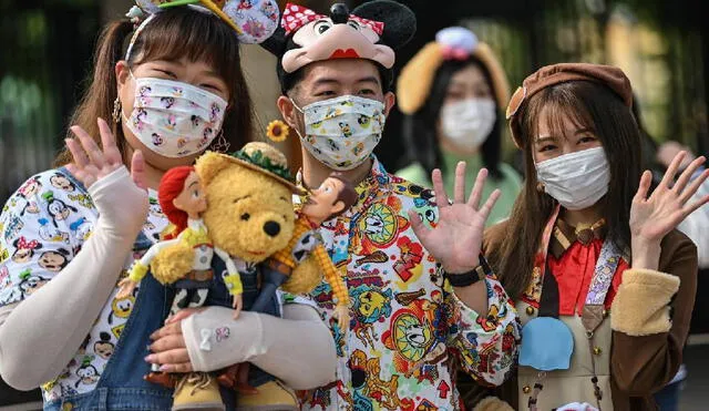 Shanghai Disneyland Park es el primer centro de atracción turística que abre en todo el mundo. Foto: AFP