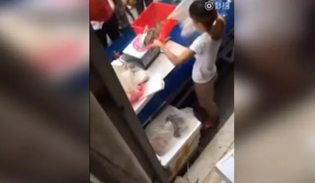 En YouTube, vendedora estafa a clientes con la venta de pescados y genera indignación | VIDEO