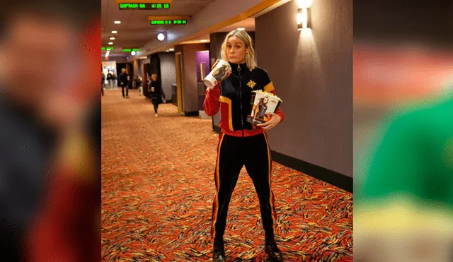 Capitana Marvel: ¡Encantadora! Cientos de fanáticos se sorprendieron al ver a Brie Larson en el cine