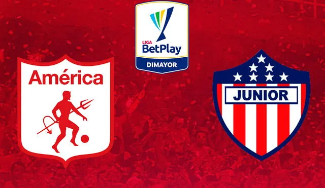 América de Cali y Junior ya se han enfrentado tres veces este año. Foto: Twitter América de Cali