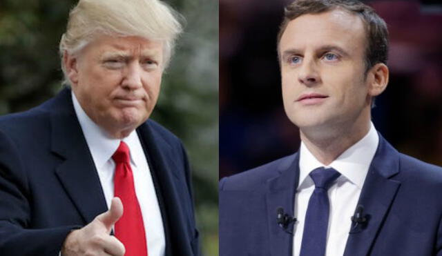Emmanuel Macron y Donald Trump se reunirán por primera vez el próximo 25 de mayo