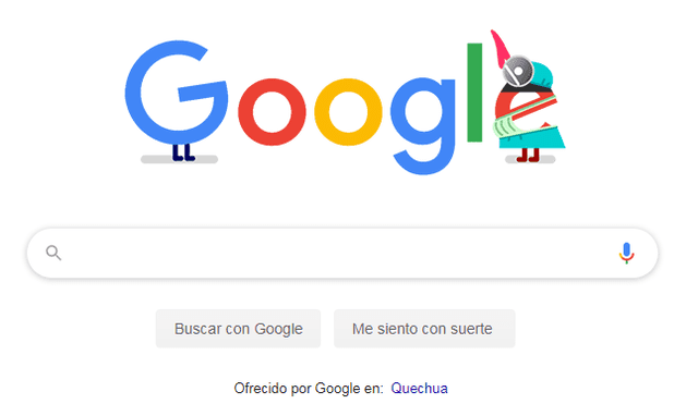 El doodle de hoy, 7 de abril, es el primero que contiene un error en toda la historia de Google.