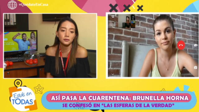 Brunella Horna. Fuente: América TV