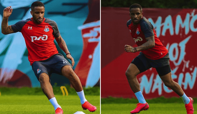 Jefferson Farfán reapareció en los entrenamientos del equipo ruso. | Foto: Lokomotiv de Moscú