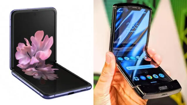 Samsung Galaxy Z Flip y su rival Motorola Razr