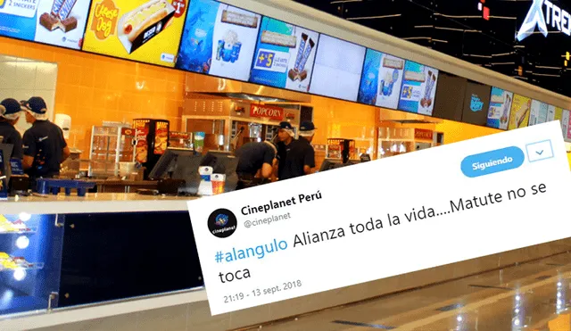 Twitter: Cineplanet apoya a Alianza Lima y provoca reacciones en hinchas de Universitario [VIDEO] 