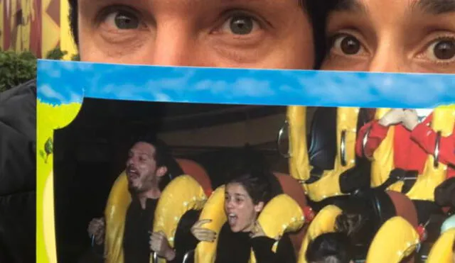 Facebook: Christian Rivero y Gianella Neyra sorprenden con foto luego de subirse a juego mecánico