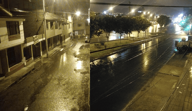 Usuarios reportan intensa lluvia en varios distritos de la capital [FOTOS Y VIDEOS]