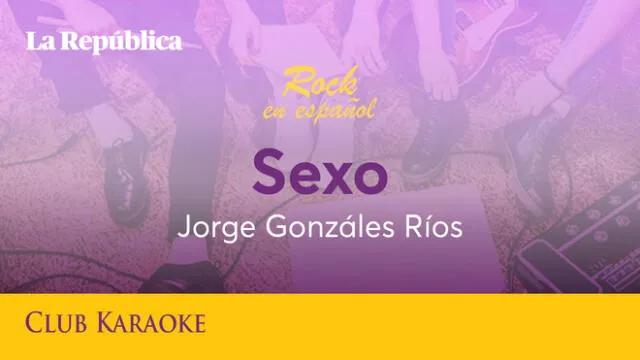 Sexo, canción de Jorge Gonzáles Ríos