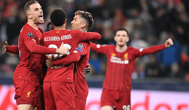 Liverpool clasificó a octavos de final de la Champions League. (Créditos: AFP)