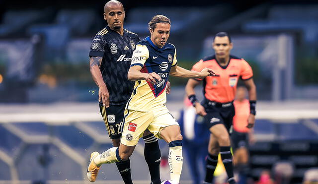 Sebastián Córdova fue la figura del partido al marcar dos goles. Foto: Twitter América