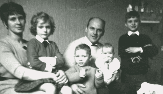 Fotografía de la familia de Willem Holleeder en 1966. Créditos: © privécollectie familie Holleeder