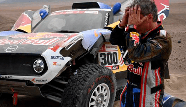 El infierno de arena por el que pasó Carlos Sainz en el Dakar 2019