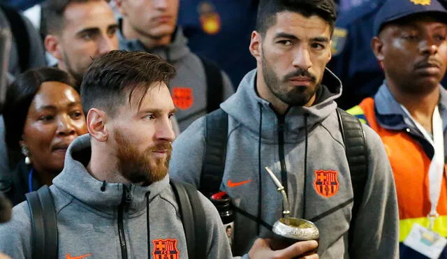 Luis Suárez y Lionel Messi coincidieron en el Barcelona durante siete temporadas. Foto: AFP
