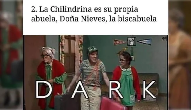 Desliza para ver las mejores comparaciones entre Dark y el Chavo del 8. Foto: Captura/Facebook