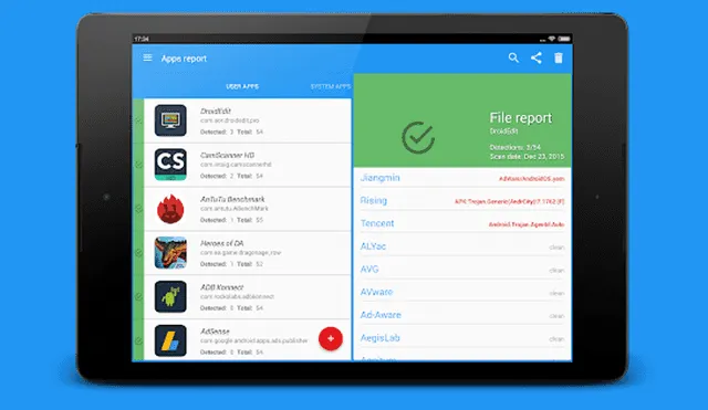 La aplicación móvil de Virus total analizará las apps y archivos del smartphone.