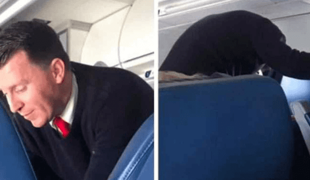 EE.UU.: descubrió a pasajera de avión con Parkinson y su reacción fue viral [FOTOS]