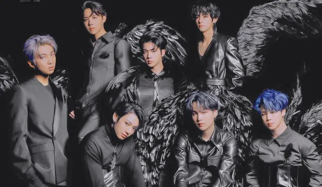Foto grupal de BTS en la segunda versión de su teaser para "Map of the Soul: 7".