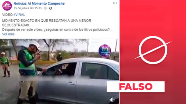 Video viral fue difundido en páginas de Facebook mexicanas.