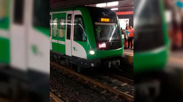 Metro de Lima: Pasajeros caminan por rieles del tren por falla técnica de uno de los transportes [VIDEO y FOTOS]