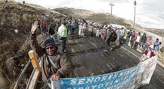 Conflicto. Gerente de Bateas señala que pobladores de Cayñloma siempre bloquea  vias afectando minería.