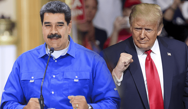 El mandatario venezolano Nicolás Maduro y el presidente de Estados Unidos Donald Trump. | Foto: Composición La República